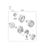 Diagram for 2011 Kia Optima Alternator - 373002G150