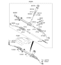 Diagram for Kia Optima Steering Gear Box - 565003V010