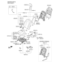 Diagram for 2014 Kia Optima Air Bag Control Module - 889102T500