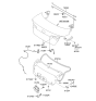 Diagram for Kia Optima Hybrid Trunk Latch - 812302T001