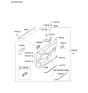 Diagram for 2013 Kia Optima Door Handle - 826202T000