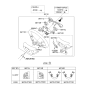 Diagram for Kia Steering Wheel - 561202T163VA