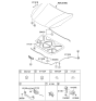 Diagram for Kia Hood Cable - 811904C000