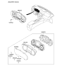 Diagram for 2012 Kia Optima Instrument Cluster - 940114C952