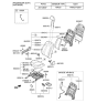 Diagram for 2014 Kia Optima Air Bag Control Module - 889202T500