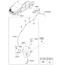 Diagram for Kia Optima Hybrid Washer Pump - 985102S000