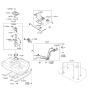 Diagram for Kia Optima Fuel Filler Neck - 310304C500