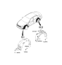 Diagram for 2011 Kia Optima Wheelhouse - 868124C000