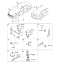 Diagram for 2012 Kia Optima Air Bag Control Module - 959104C000