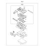 Diagram for 2013 Kia Optima Cylinder Head Gasket - 209102GO00A