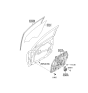 Diagram for 2013 Kia Optima Window Regulator - 824714C000