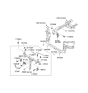 Diagram for 2006 Kia Amanti Hood Latch - 811303F500