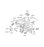 Diagram for 2009 Kia Amanti Antenna - 954723F600