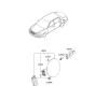 Diagram for 2005 Kia Amanti Fuel Door - 695103F010