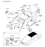 Diagram for 2006 Kia Amanti Dome Light - 928203F02126