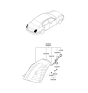 Diagram for 2007 Kia Amanti Back Up Light - 924013F700