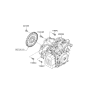 Diagram for 2007 Kia Amanti Transmission Assembly - 450003A280