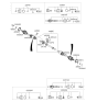 Diagram for Kia Amanti CV Joint - 495913F060