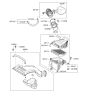 Diagram for Kia Amanti Air Intake Coupling - 281913F900