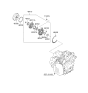 Diagram for 2012 Kia Sedona Oil Pump - 461103A520