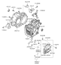 Diagram for 2007 Kia Amanti Transfer Case Mount - 452163A520