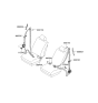 Diagram for 2008 Kia Amanti Seat Belt - 888103F50226