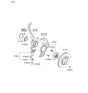 Diagram for Kia Amanti Wheel Bearing - 517203A200