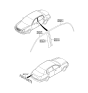 Diagram for 2007 Kia Amanti Emblem - 863103F510