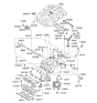 Diagram for 2008 Kia Amanti Engine Cover - 292403C371