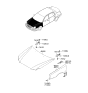 Diagram for 2007 Kia Amanti Hood - 664003F520