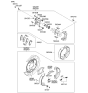 Diagram for Kia Amanti Brake Caliper Bolt - 5815133000