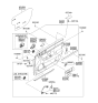 Diagram for Kia Amanti Door Seal - 823563F000