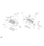 Diagram for Kia Sorento Cylinder Head - 221103C500