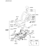 Diagram for Kia Seat Cover - 883603F810720