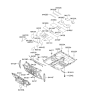 Diagram for Kia Amanti Dash Panels - 841203F500