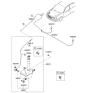 Diagram for 2007 Kia Amanti Washer Reservoir - 986203F000