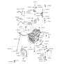 Diagram for 2008 Kia Amanti Dipstick - 465803A580