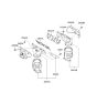 Diagram for Kia Amanti Catalytic Converter - 285103CZI0