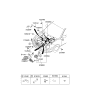 Diagram for Kia Amanti Battery Cable - 918513F010