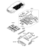 Diagram for Kia Amanti Floor Pan - 655103F750