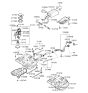 Diagram for 2008 Kia Amanti Fuel Tank Strap - 312103F000