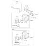 Diagram for 2009 Kia Amanti Brake Master Cylinder - 585103F200