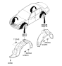 Diagram for Kia Amanti Wheelhouse - 868123F500