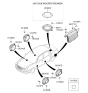 Diagram for Kia Amanti Car Speakers - 963303F200