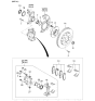 Diagram for 1997 Kia Sephia Brake Caliper - K0BB149980