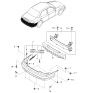 Diagram for Kia Sephia Bumper - 0K2A150220AXX