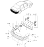 Diagram for 1999 Kia Sephia Bumper - 0K2A150220AXX