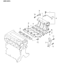 Diagram for 1999 Kia Sephia Intake Manifold - 0K2A513100