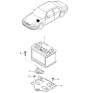 Diagram for 2001 Kia Sephia Car Batteries - 0K2AT18520