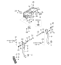 Diagram for Kia Sephia Brake Light Switch - 0K20C66490A